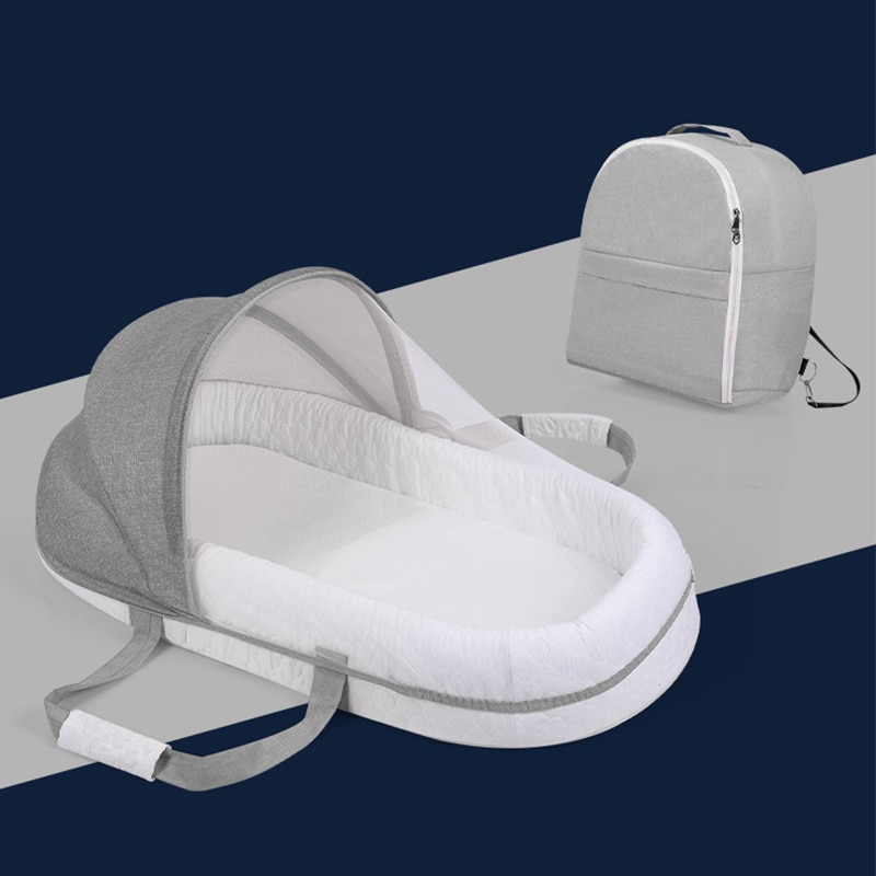 Portable Baby Nest Bed with Mosquito Net